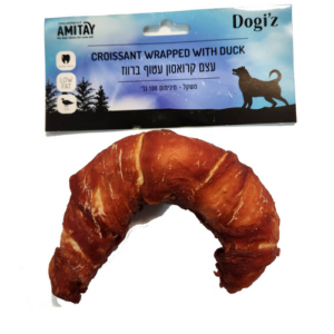 עצם קרואסון עטוף ברווז 5" 1 יחידה