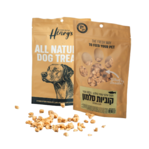 חטיפי הנריס קוביות סלמון