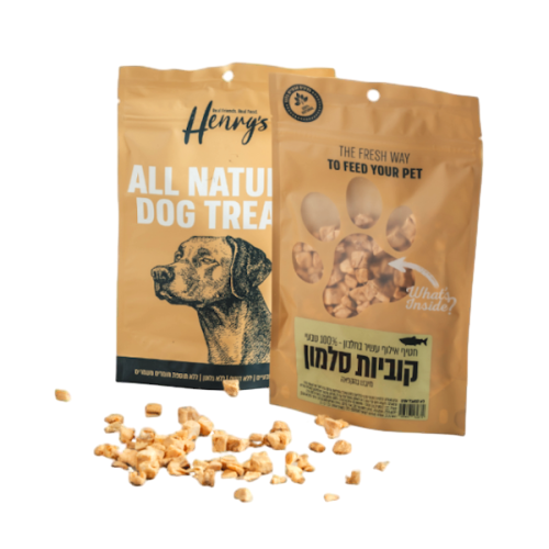 חטיפי הנריס קוביות סלמון