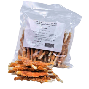 חטיף גליליות מצופות עוף 500 גרם